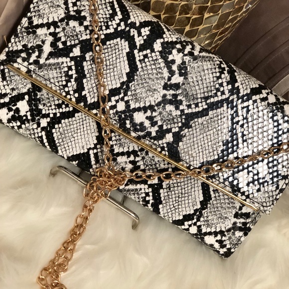 Python Fold-Over Clutch - Picture 3 of 8